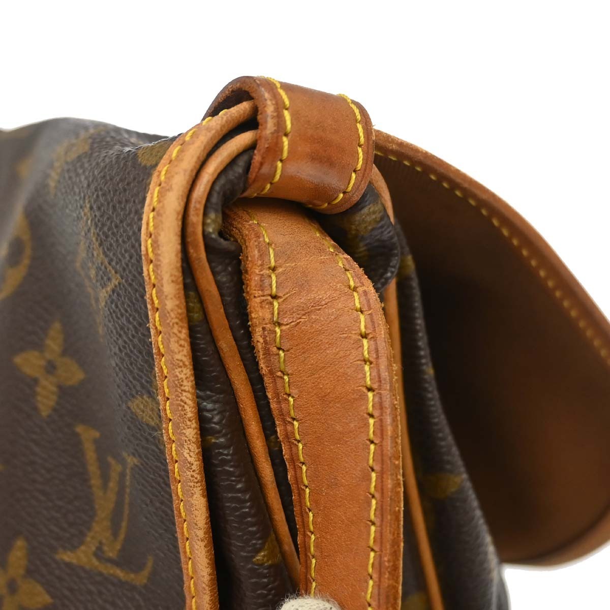 Louis Vuitton Saumur Monogram Canvas, Brown, Canvas, Shoulder Bag