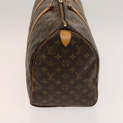Louis Vuitton Keepall 45, Brown, Canvas, travel