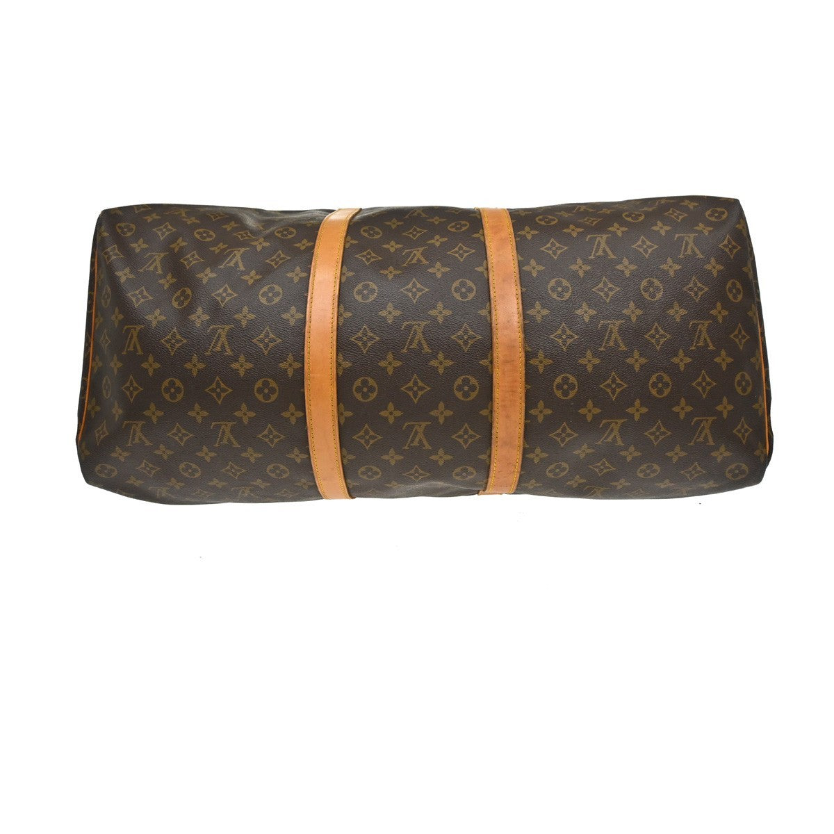 Louis Vuitton Keepall Monogram, Brown, Canvas, Travel Bag