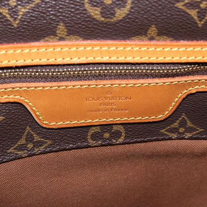 Louis Vuitton Shopping Sac Handbag Monogram, Brown, Canvas, Tote Bag