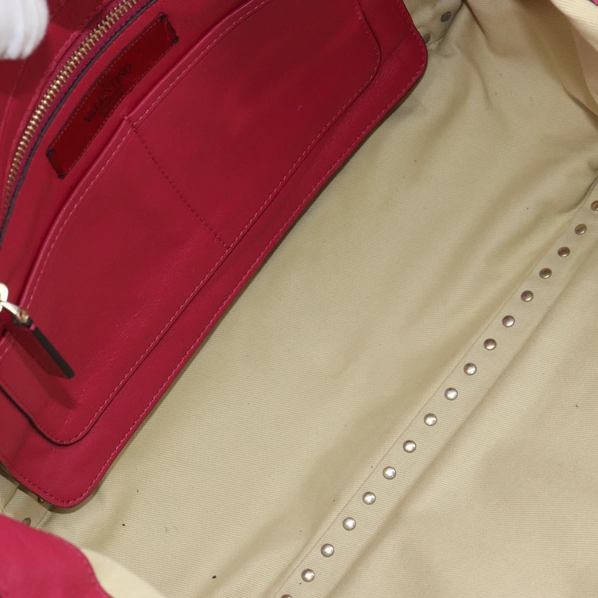 Valentino Garavani Rockstud Tote Soft Leather, Pink, Leather, Tote Bag
