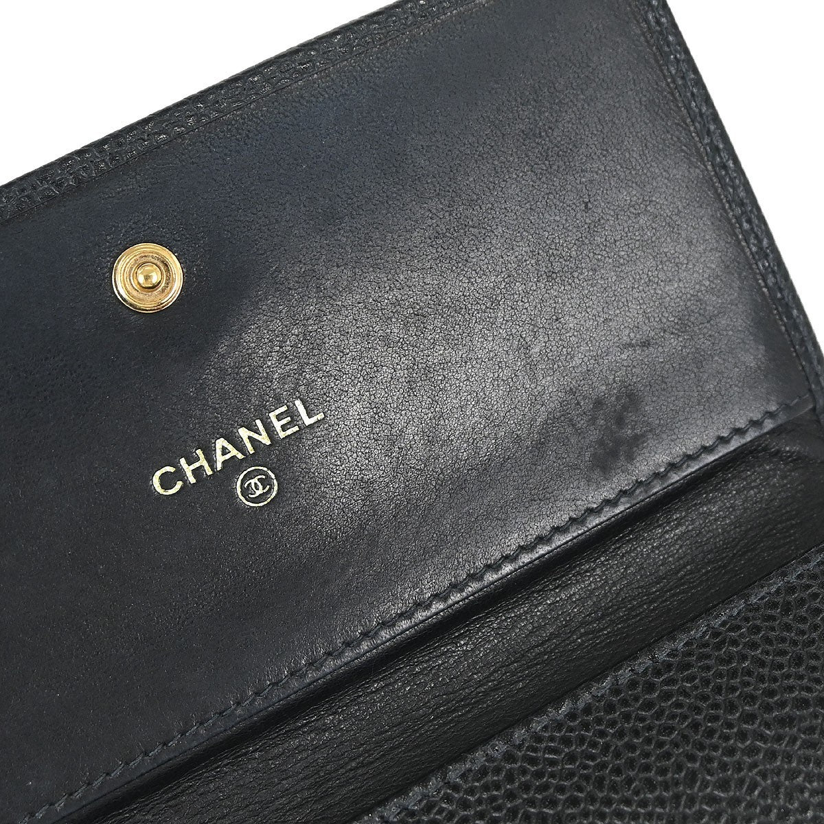 Chanel Timeless CC French Caviar, Black, Calfskin, Wallet