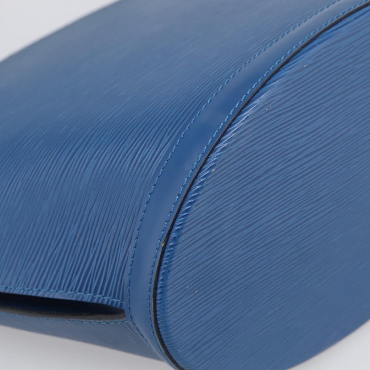 Louis Vuitton Saint Jacques Epi Leather, Blue, Leather, Handbag
