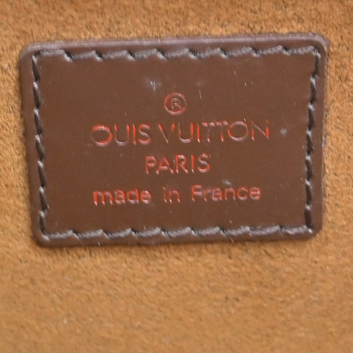 Louis Vuitton Pochette Saint Louis Damier Ebene, Brown, Canvas, Clutch