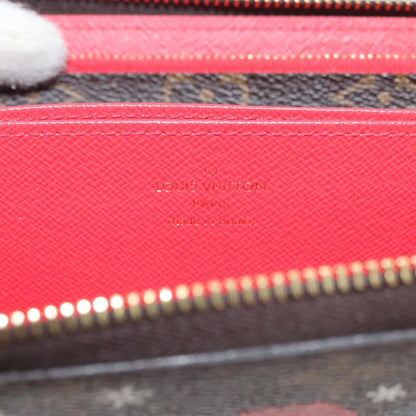 Louis Vuitton Portefeuille zippy, Brown, Canvas, wallet