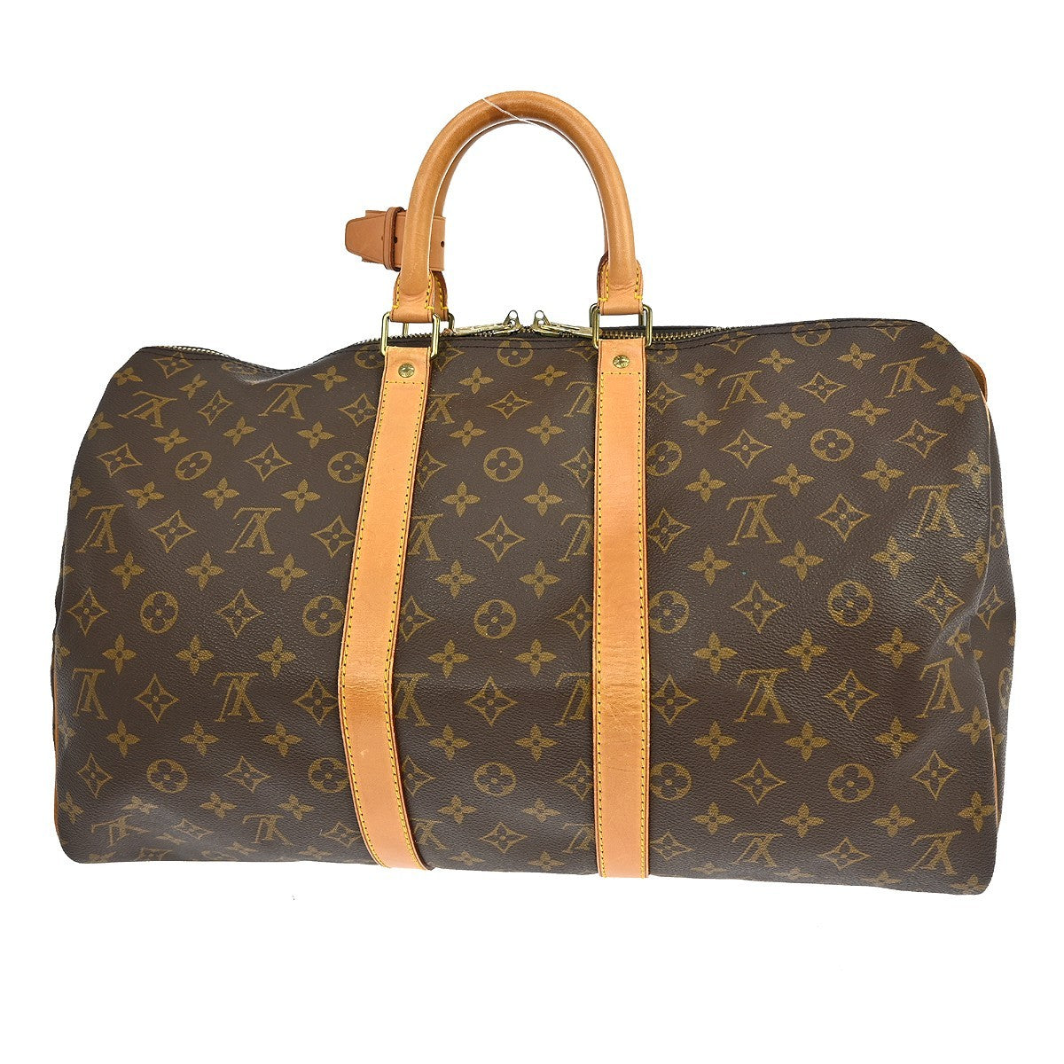 Louis Vuitton Keepall Monogram Canvas, Brown, Canvas, Travel Bag