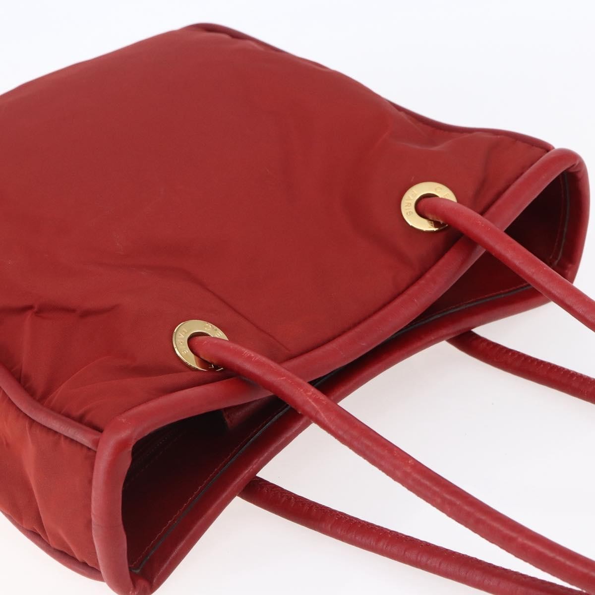 Celine Tote Nylon, Red, Nylon, Tote Bag