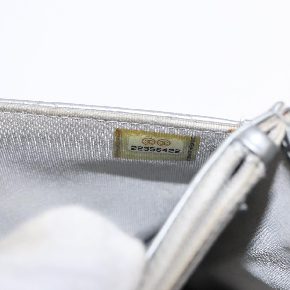 Chanel Reissue 2.55 Wallet on Chain Quilted Lambskin, Silver, Leather, Crossbody Bag