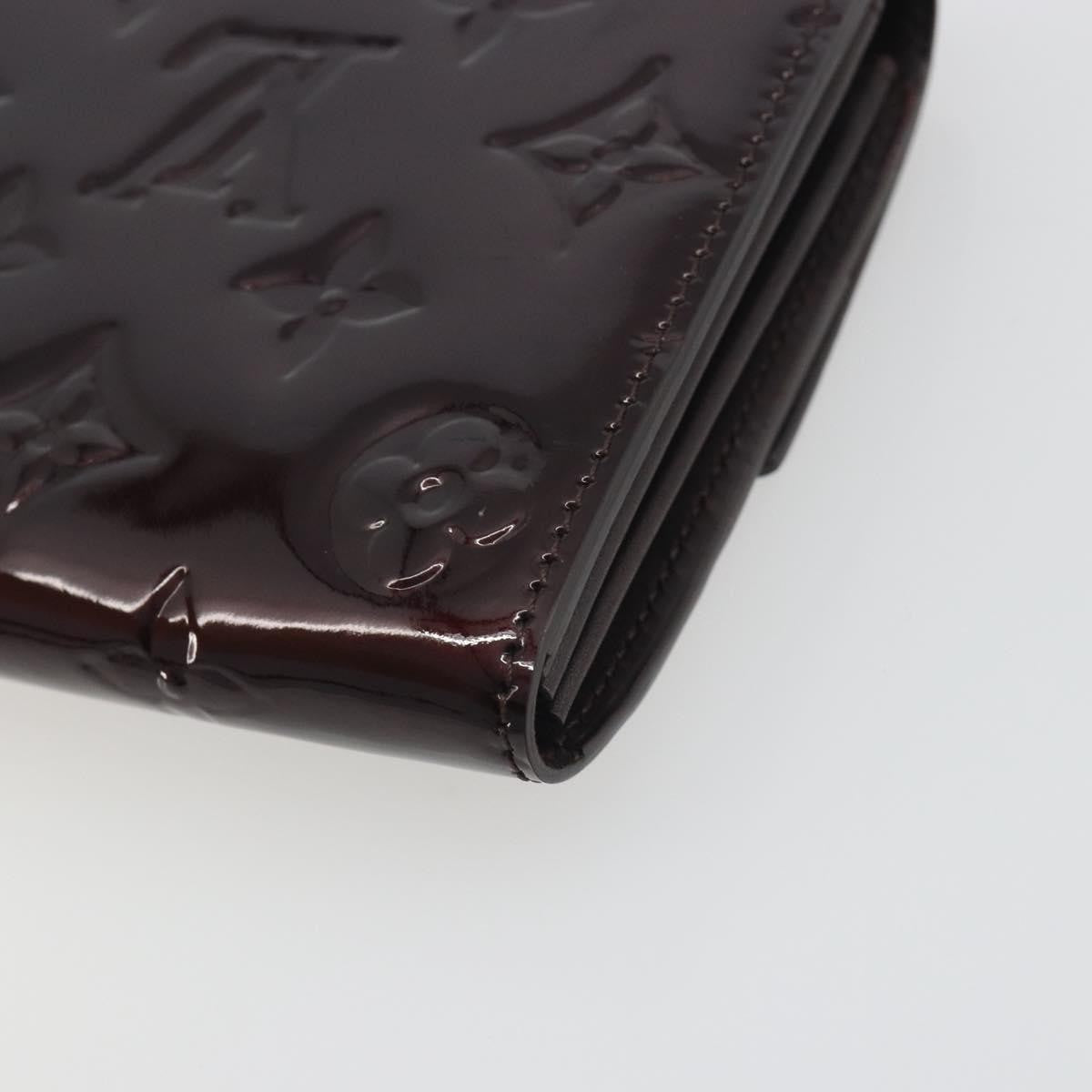 Louis Vuitton Sarah Monogram Vernis, Burgundy, Patent Leather, Clutch