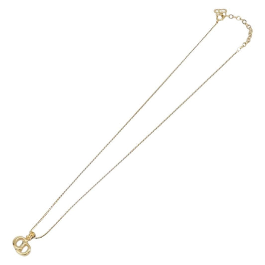 Christian Dior CD Pendant Metal, Gold, Metal, Necklace
