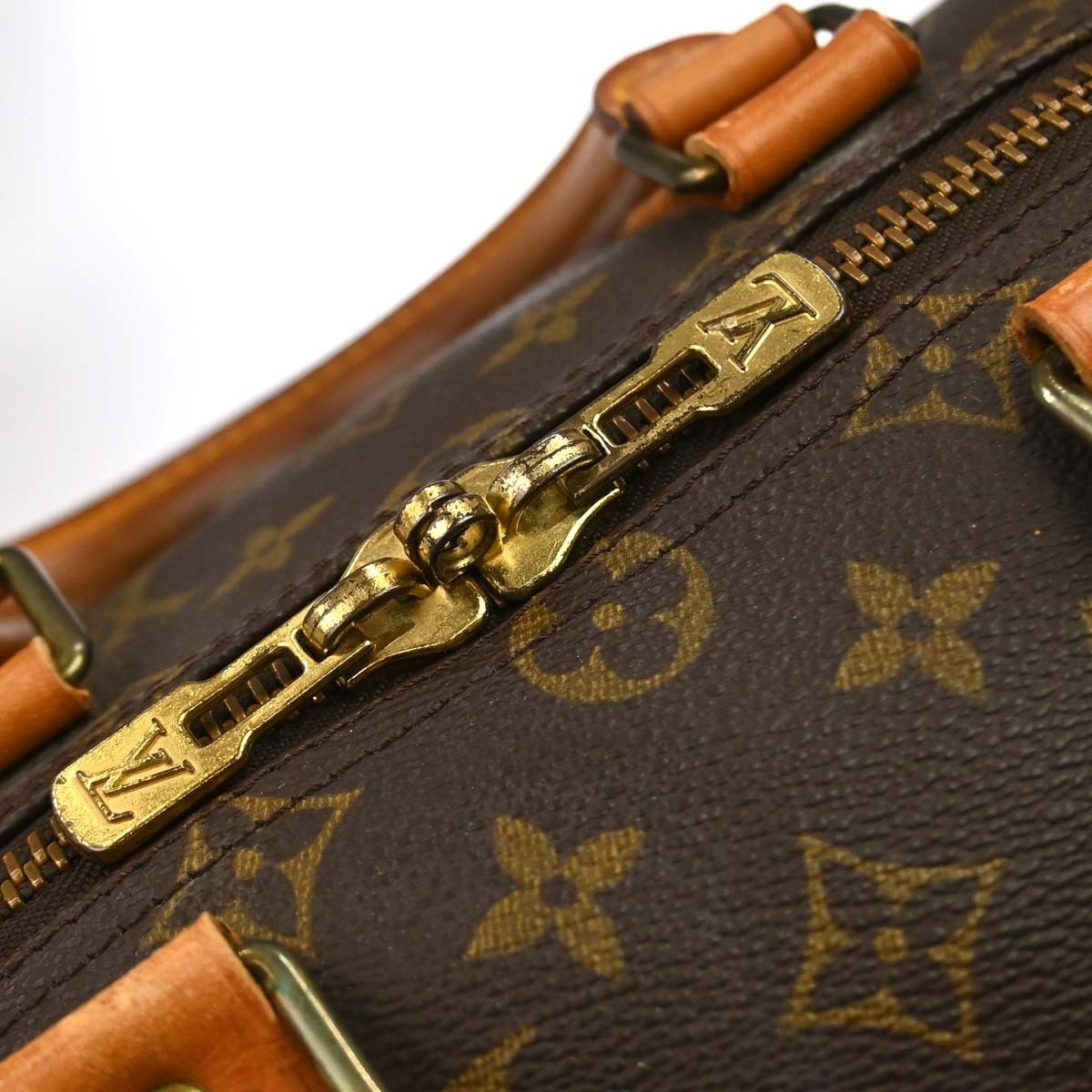 Louis Vuitton Keepall Monogram Canvas, Brown, Canvas, Travel Bag