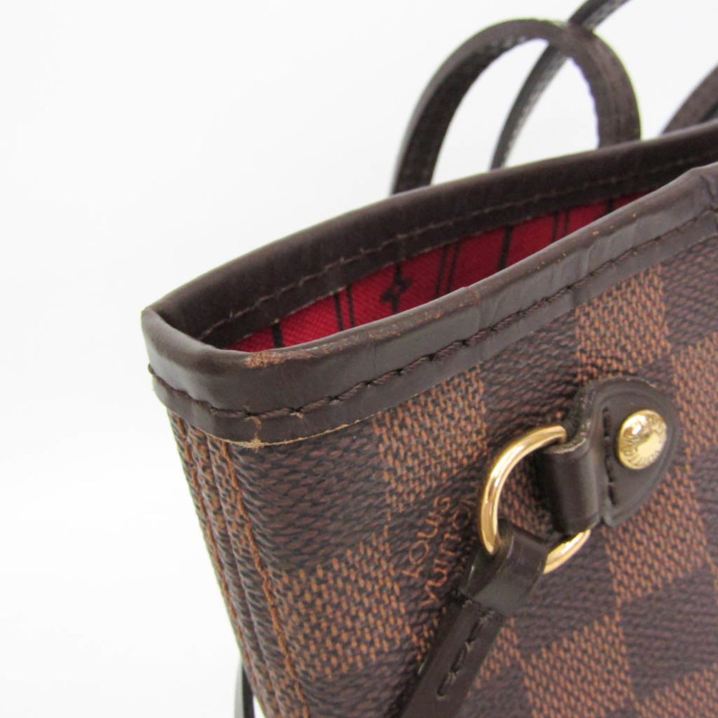 Louis Vuitton Neverfull Damier, Brown, Canvas, Tote Bag