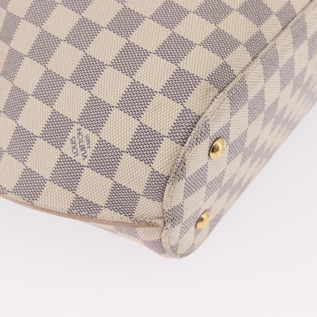 Louis Vuitton Girolata Damier, White, Canvas, Handbag