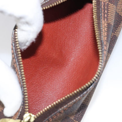 Louis Vuitton Papillon Pochette Damier, Brown, Canvas, Clutch