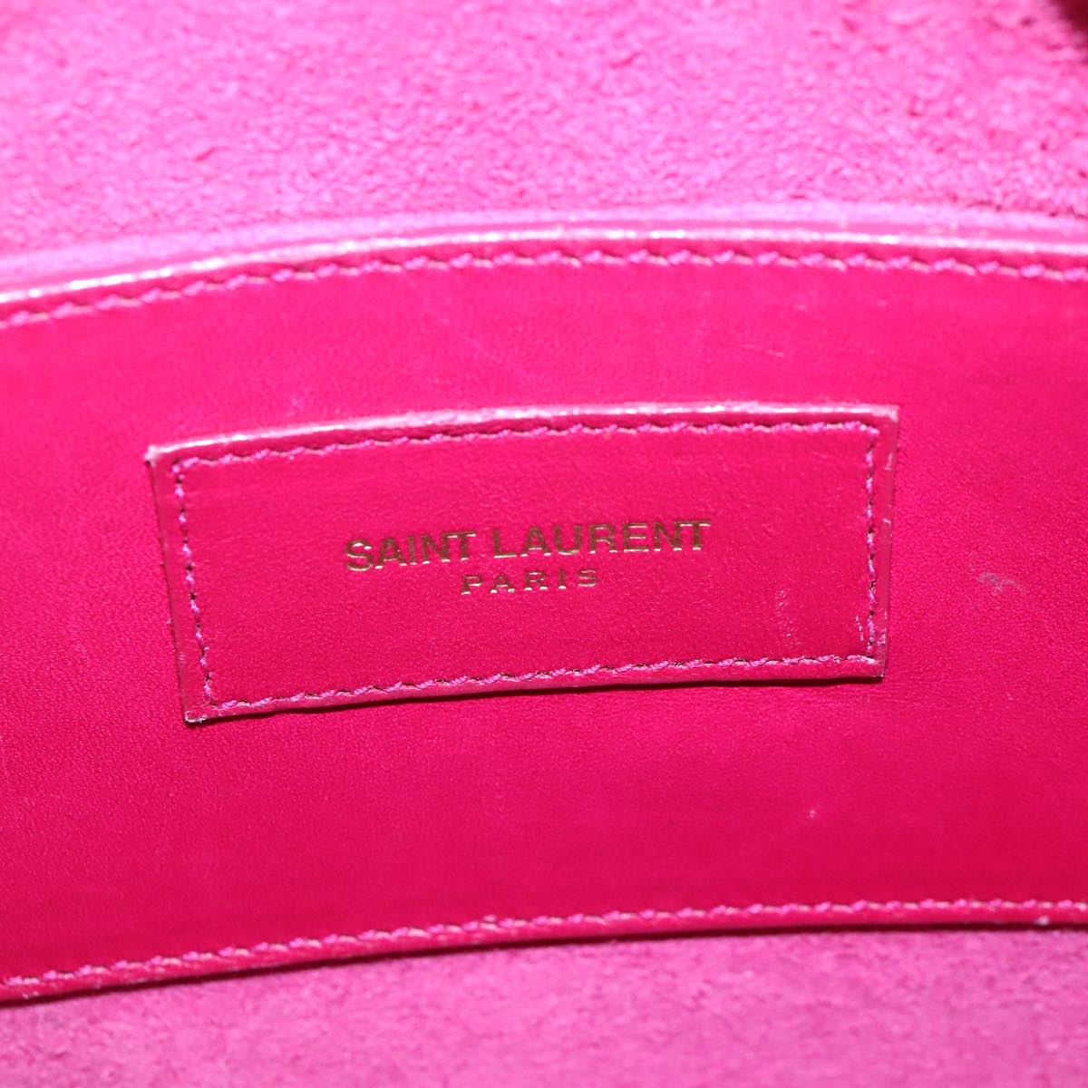 Saint Laurent Duffle, Pink, Leather, handbag