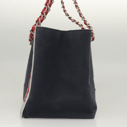 Chanel Numero 5, Navy, Canvas, tote