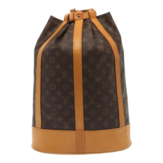 Louis Vuitton Randonnée, Brown, Canvas, shoulder