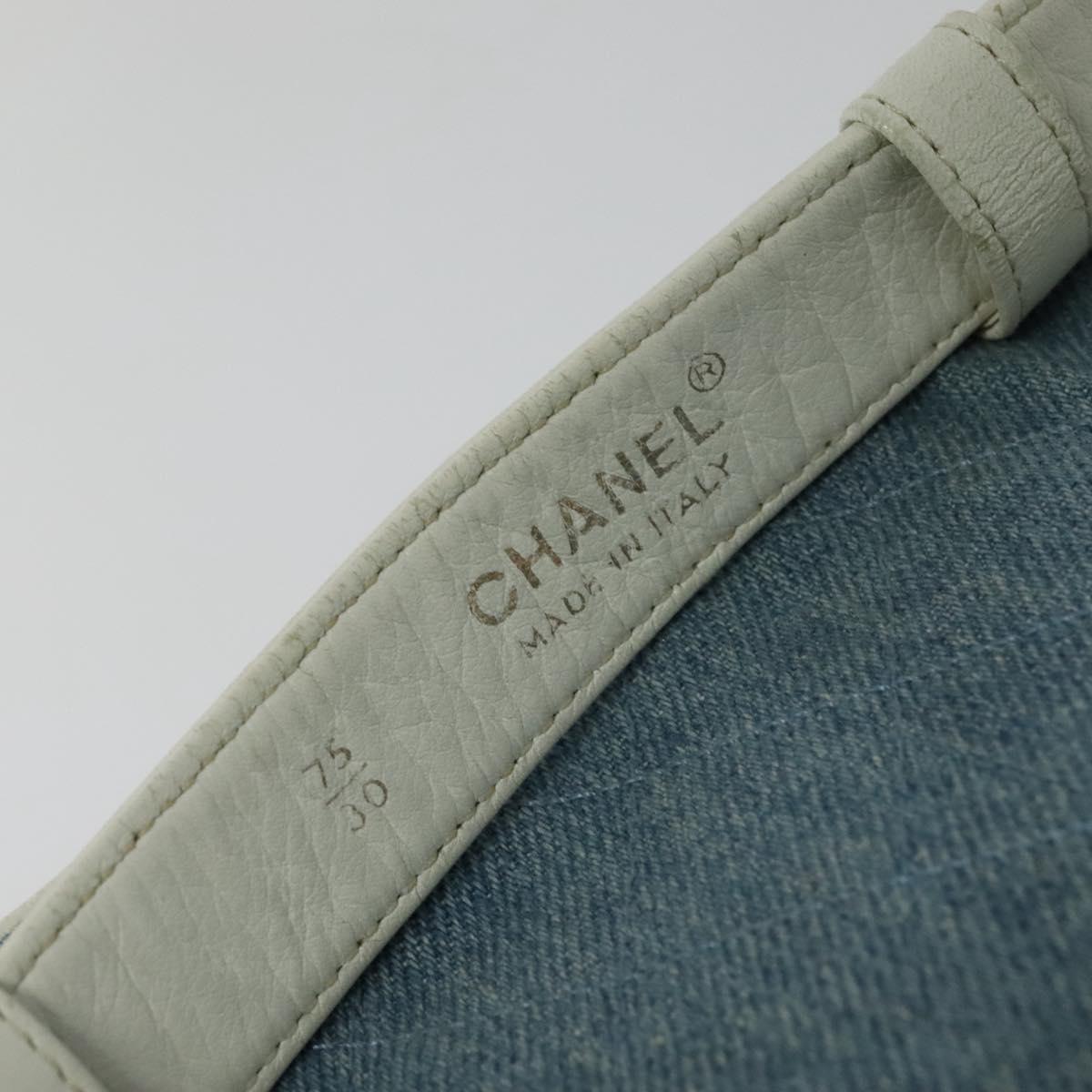 Chanel, Blue, Denim - Jeans, shoulder