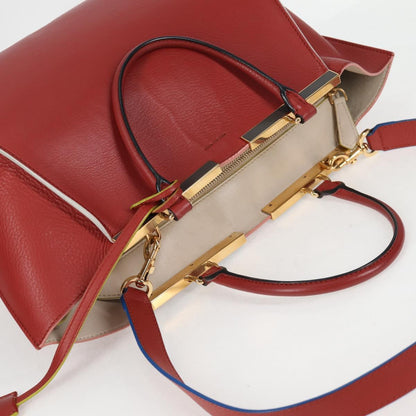 Fendi 3Jours, "BROWN,GOLD", Leather, tote