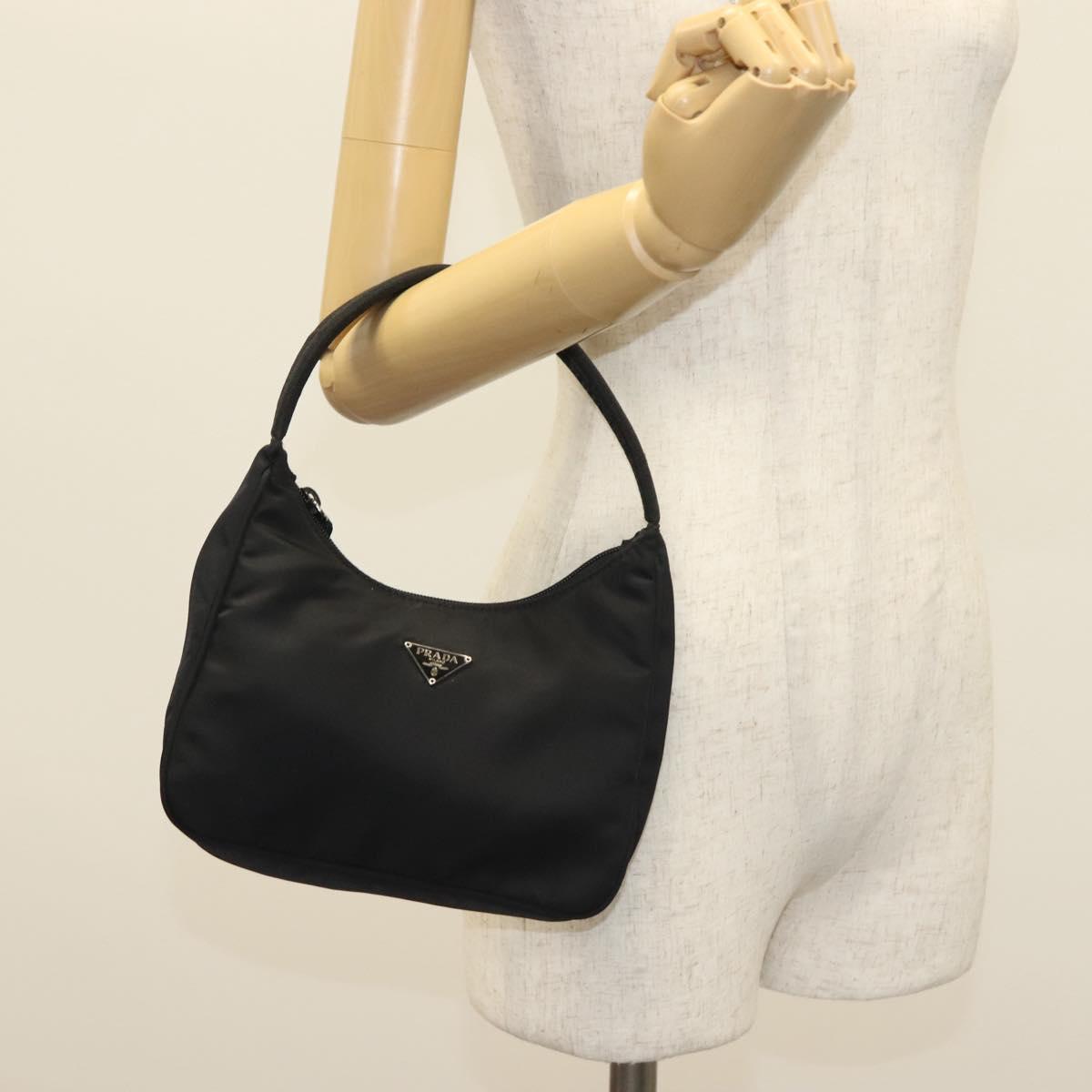 Prada Re-Nylon, Black, NYLON, handbag