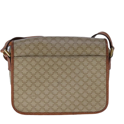 Céline Macadam, Beige, Canvas, shoulder