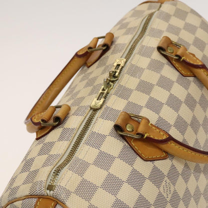 Louis Vuitton Speedy Bandoulière 30, White, Canvas, handbag