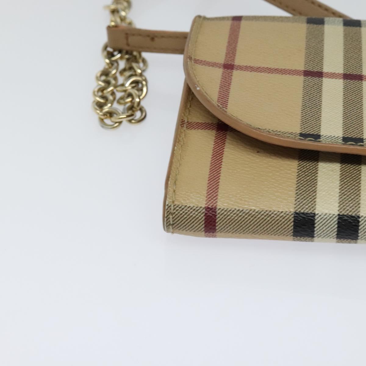 Burberry Haymarket, Beige, Canvas, wallet