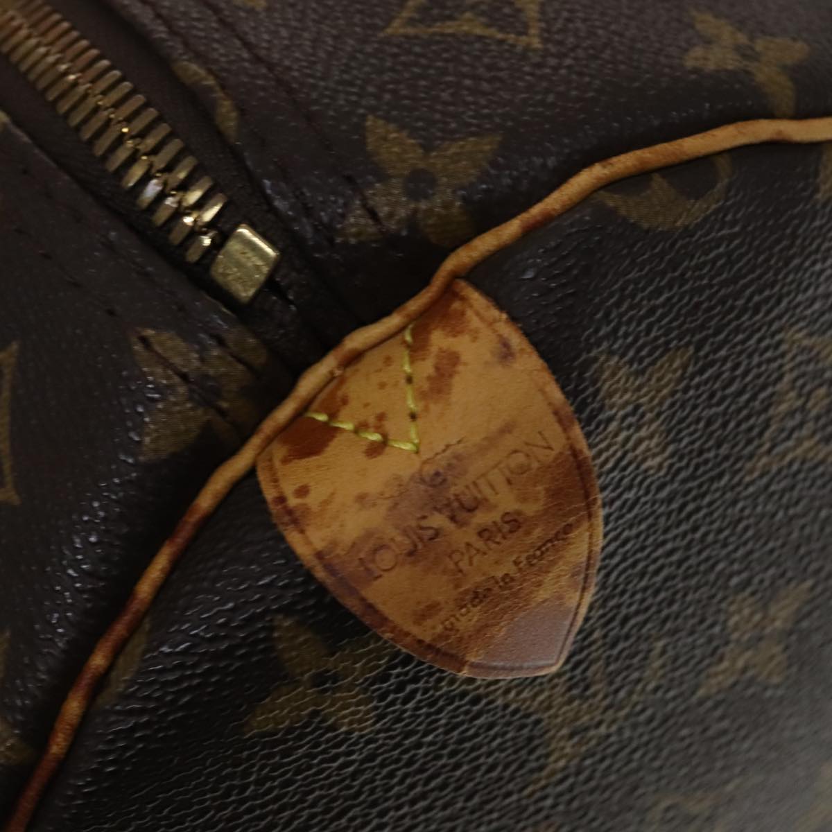 Louis Vuitton Keepall 60, Brown, Canvas, travel