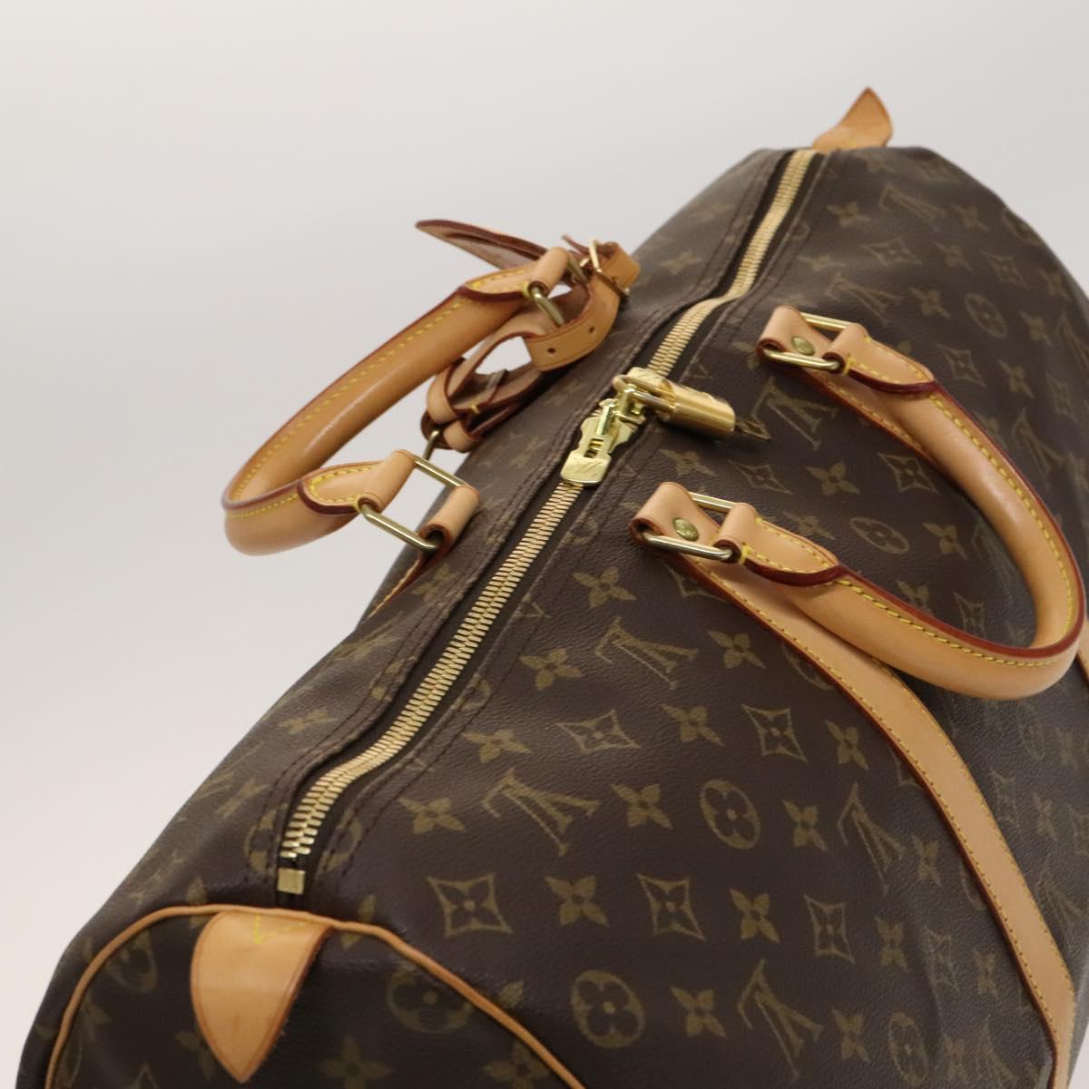 Louis Vuitton Keepall 50, Brown, Canvas, travel