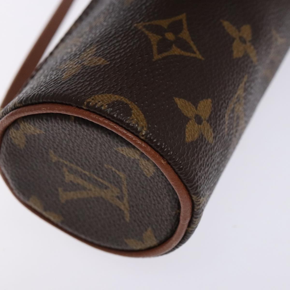 Louis Vuitton Papillon Pochette Monogram Canvas, BROWN, CANVAS, Handbag