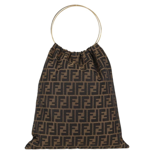 Fendi Zucca, Brown, Canvas, handbag