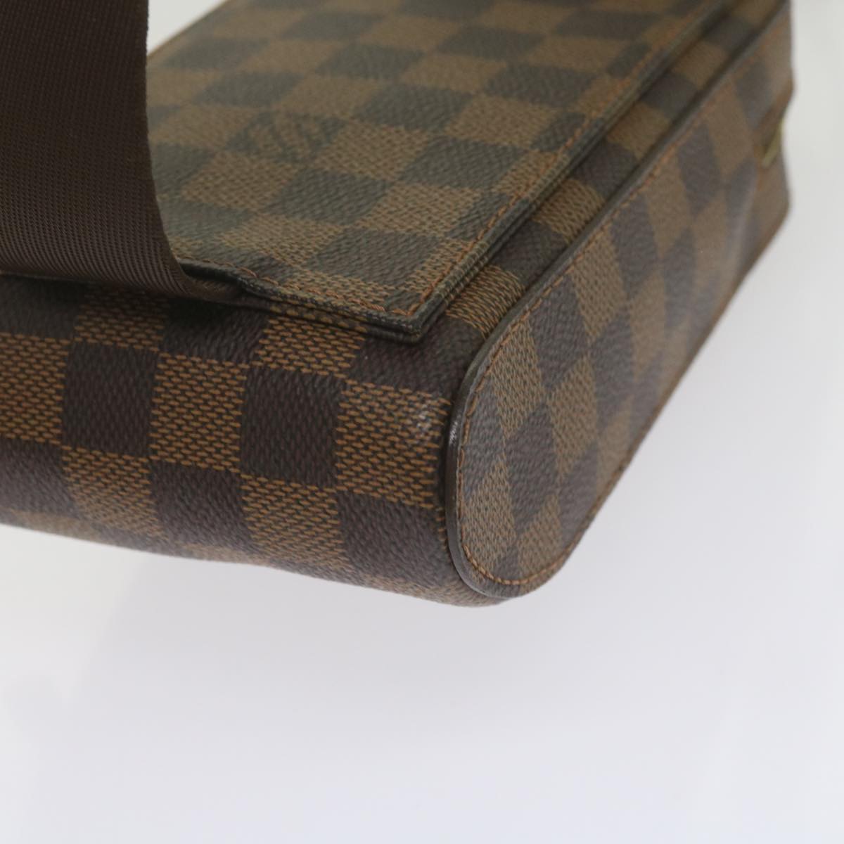 Louis Vuitton Geronimos, Brown, Canvas, shoulder