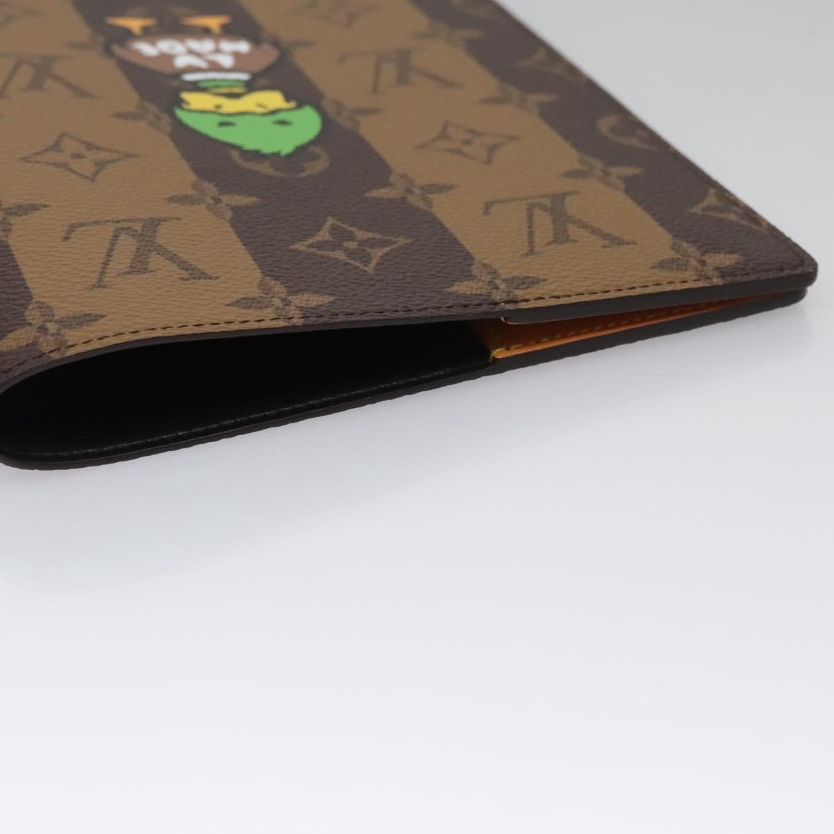 Louis Vuitton Nigo, Brown, Canvas, wallet