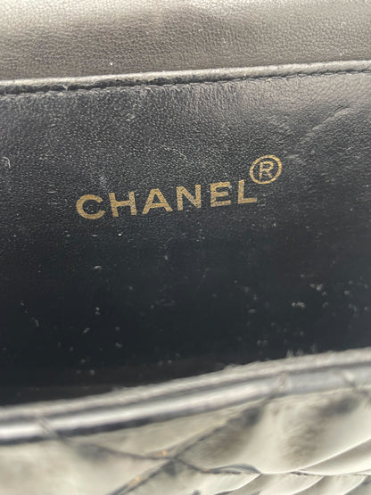 Chanel CHANEL - VTG 1996 Patent leather, BLACK, PATENT_LEATHER, Handbag