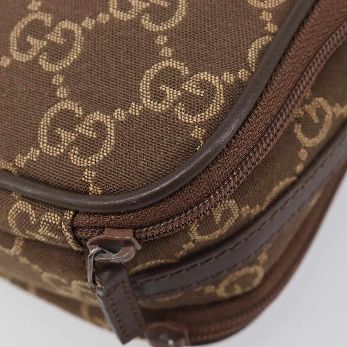 Gucci Crossbody Canvas, Brown, Canvas, Crossbody Bag