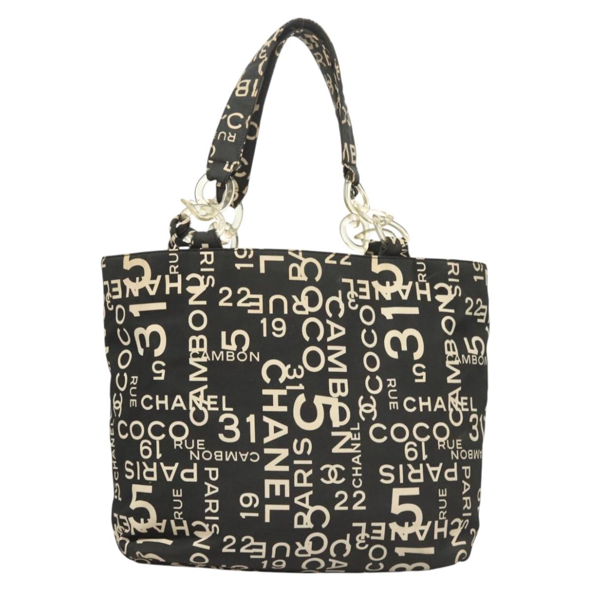 Chanel By sea, Black, Canvas, tote