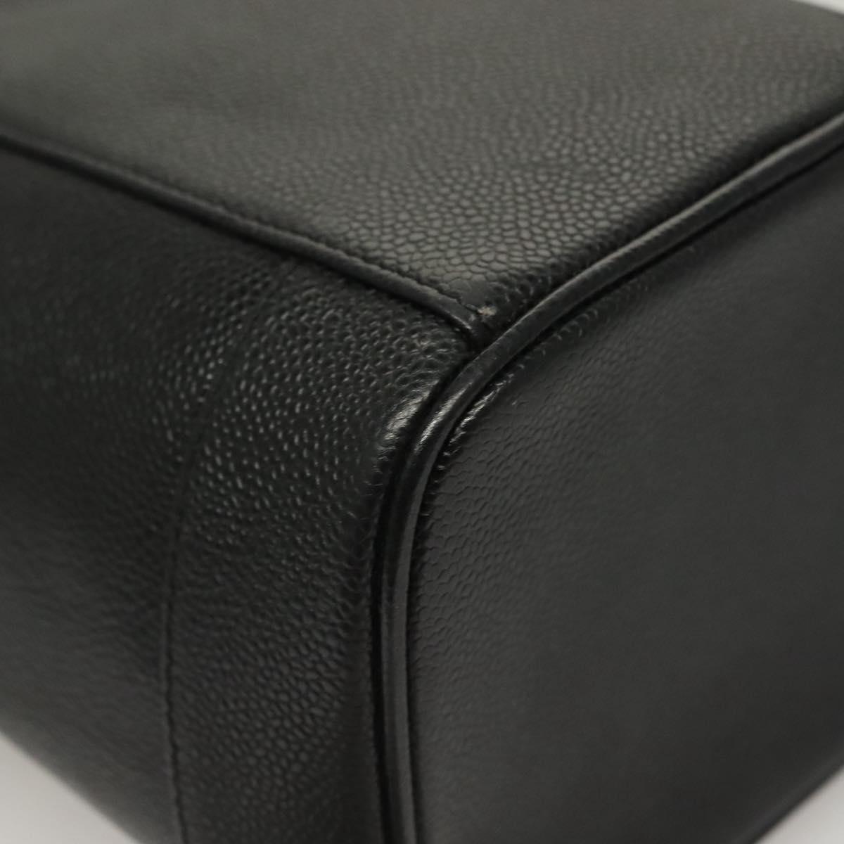 Chanel Vanity, Black, Leather, clutch