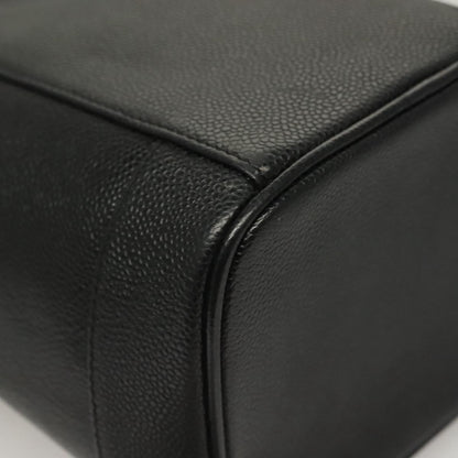 Chanel Vanity, Black, Leather, clutch