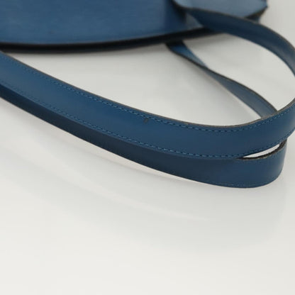 Louis Vuitton Saint Jacques Handbag Epi Leather, BLUE, LEATHER, Handbag