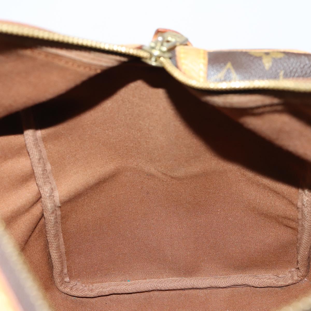 Louis Vuitton Sac Souple Handbag Monogram Canvas, BROWN, CANVAS, Handbag