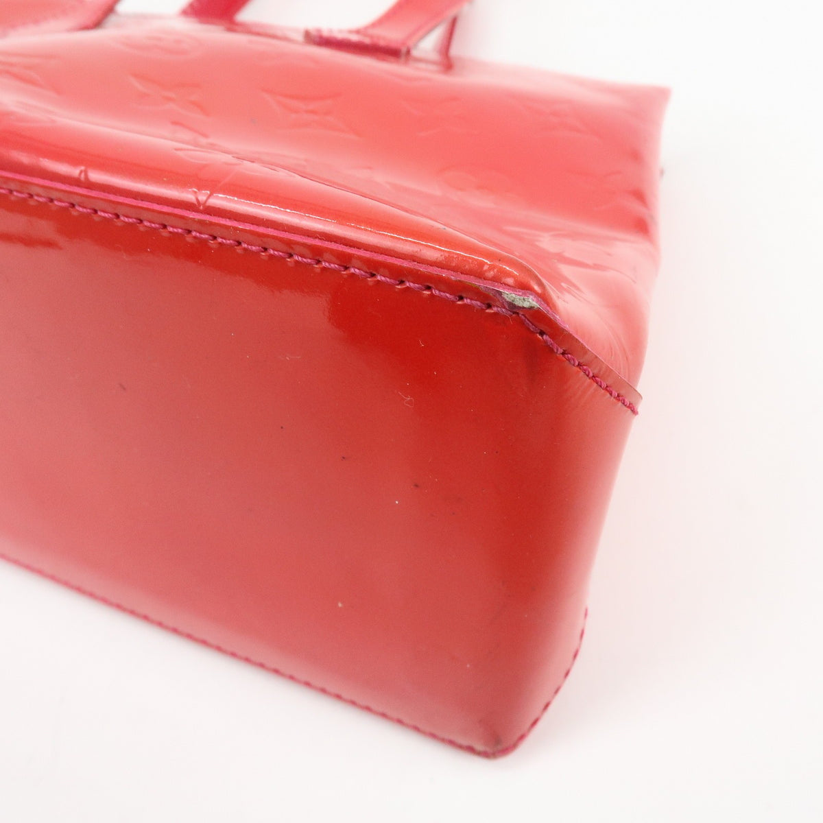 Louis Vuitton Wilshire Monogram Vernis, Pink, Patent Leather, Handbag