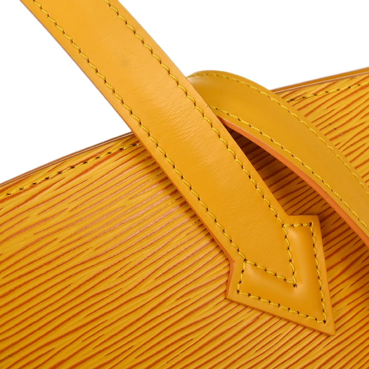 Louis Vuitton Saint Jacques Epi Leather, Yellow, Leather, Shoulder Bag