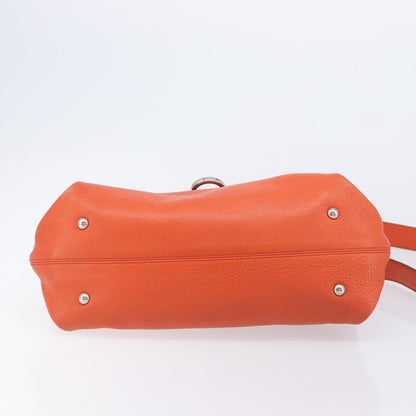 Salvatore Ferragamo Soft Sofia Leather, Orange, Leather, Tote Bag