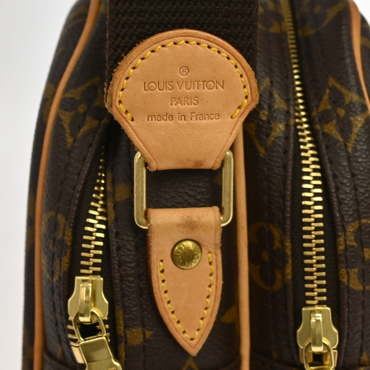Louis Vuitton Reporter Monogram Canvas, Brown, Canvas, Shoulder Bag