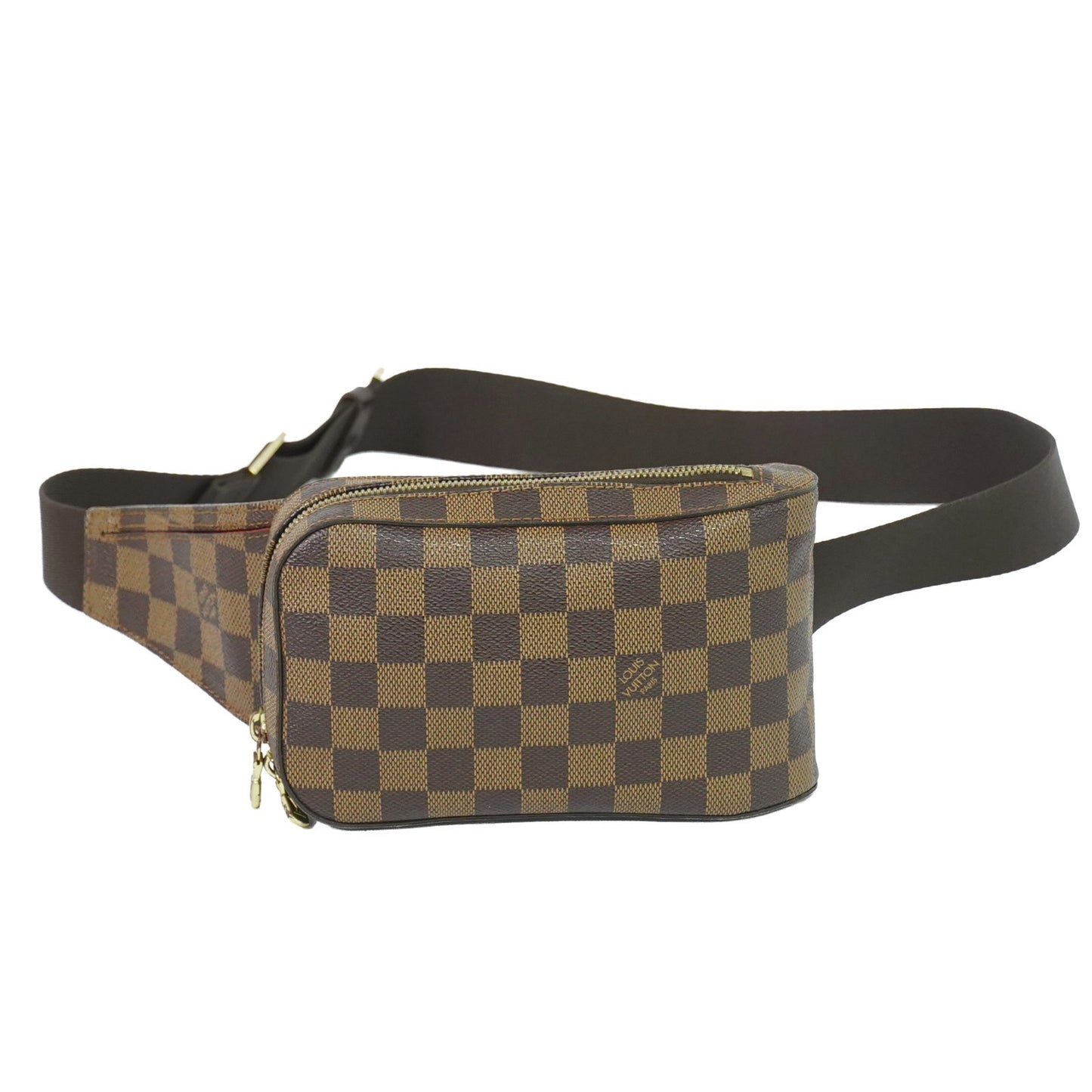Louis Vuitton Geronimos Damier, Brown, Canvas, Clutch