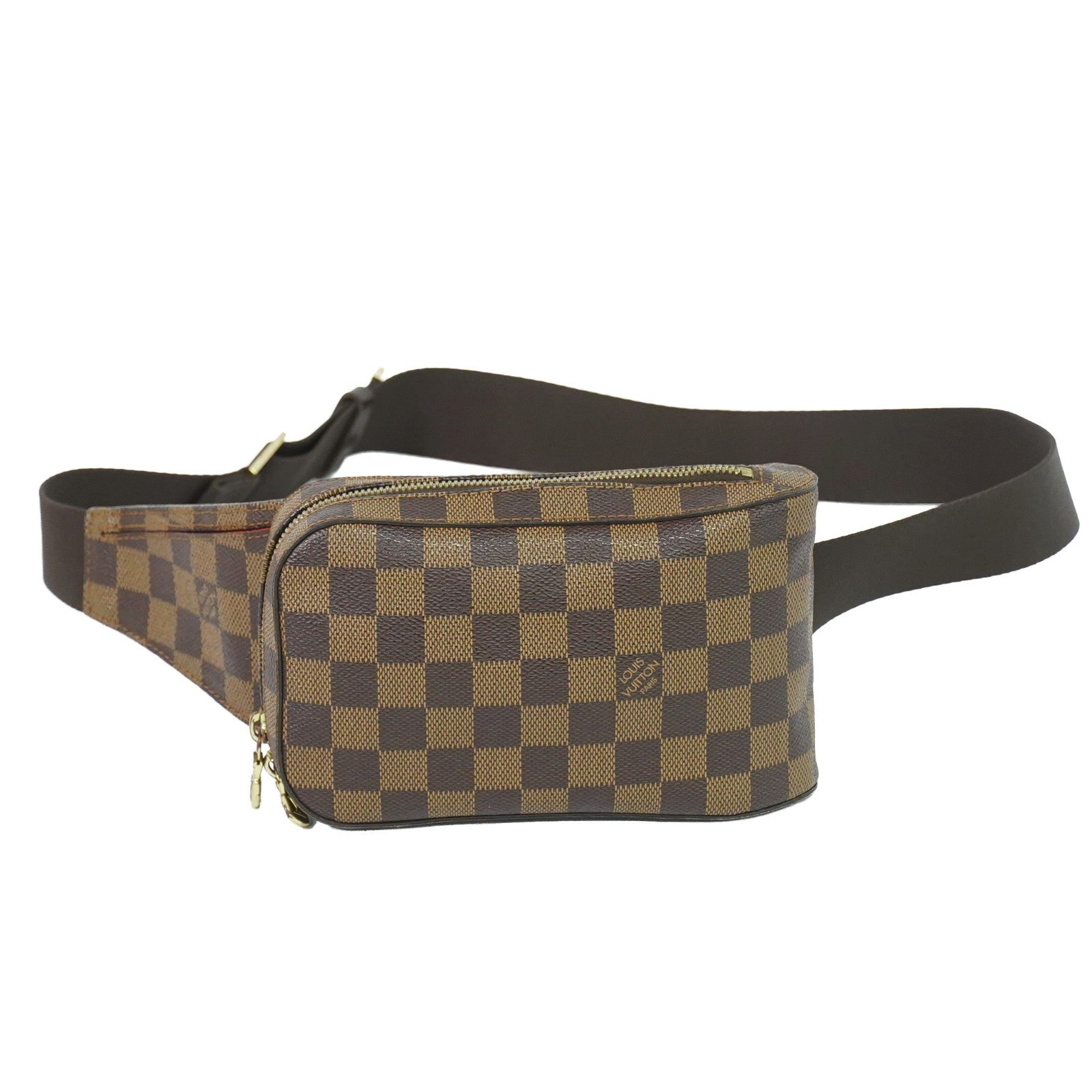 Louis Vuitton Geronimos Damier, Brown, Canvas, Clutch