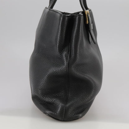 Burberry Handbag Leather, Black, Leather, Handbag