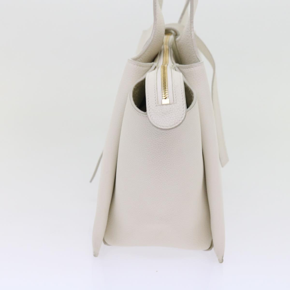 Céline, White, Leather, shoulder