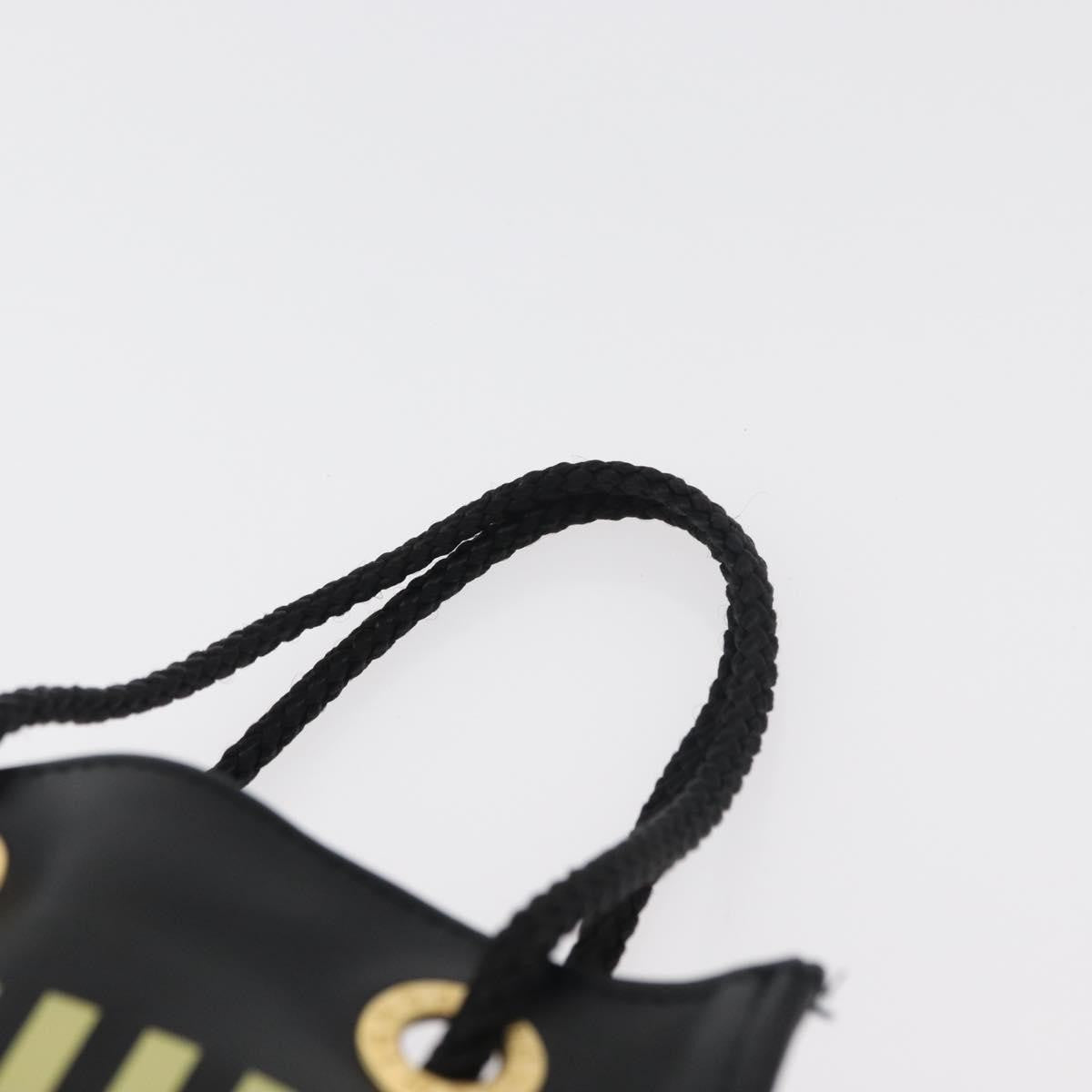 Fendi Fazzuolo Leather, Black, Polyester, Tote Bag