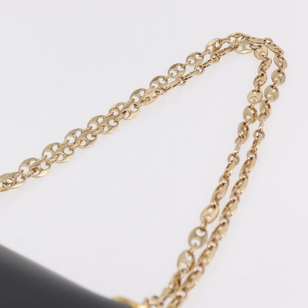 Gucci Marina Chain Flap Leather, Black, Leather, Shoulder Bag